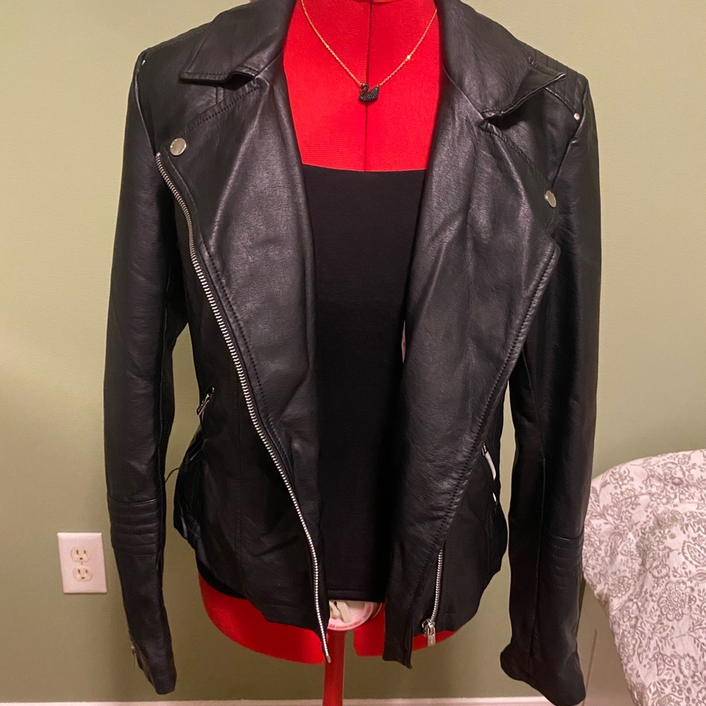 ONLY Black Leather Jacket